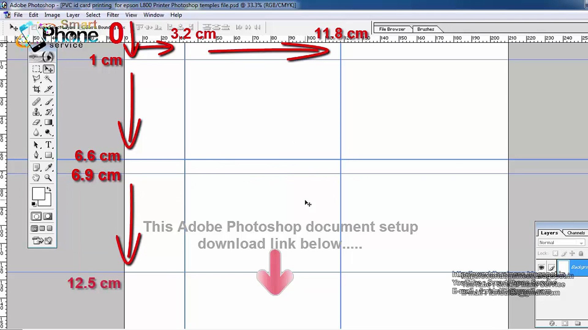 PVC Id Card Printing Page Layout (Template) for Epson L2, L2 Regarding Pvc Card Template