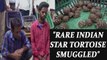 Tortoise smuggling : 2 held for smuggling 200 rare star tortoise | Oneindia News