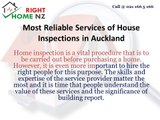 Most Reliable Services of House Inspections in Auckland