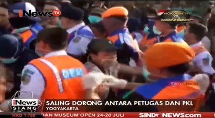 Penertiban PKL di Stasiun Tugu Yogyakarta Ricuh