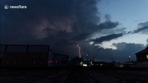 Timelapse of thunderstorm in Russia