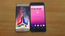 Samsung galaxy s7 edge vs Huawei exus 6p android Nougat