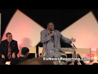 Larry Holmes Great On Stage NVBHOF