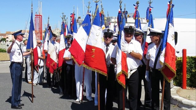 Cérémonie à la mémoire des victimes du drame de Mers el Kebir, le Lundi 3 juillet 2017 à Carnon