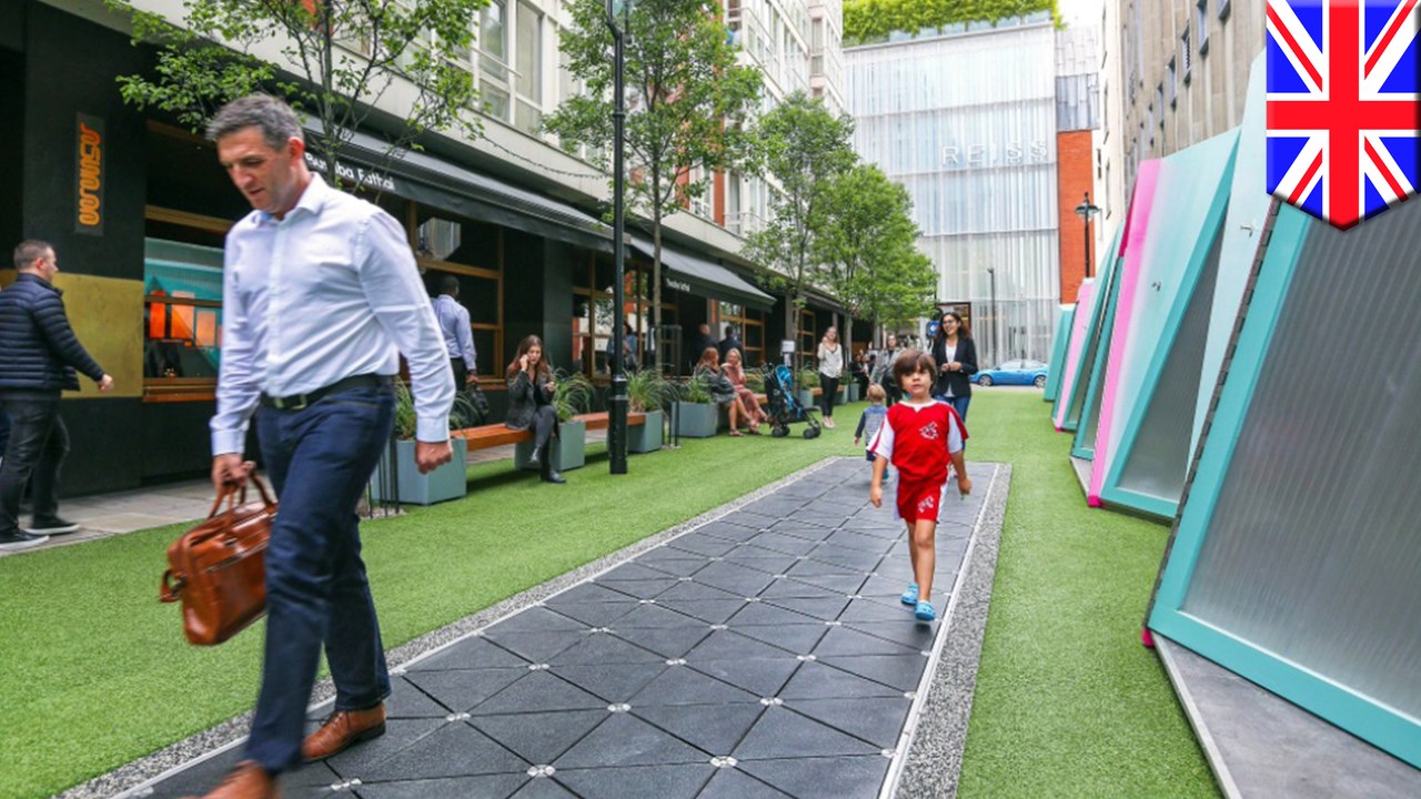 Smart street: London’s Bird Street turns footsteps into electricity, provides clean air - TomoNews