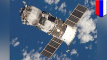 How a robotic Russian spacecraft Progress resupplies the International Space Station