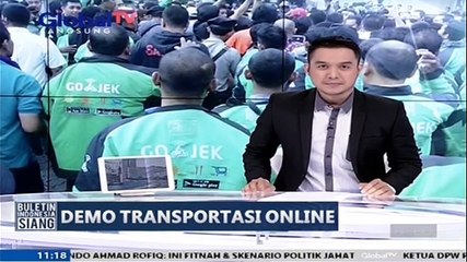 Ada Kebijakan Baru, Sopir Angkutan Online Mogok Beroperasi