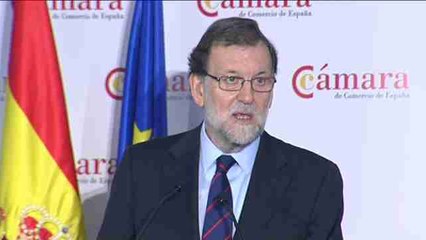Rajoy pide confianza a los catalanes "sensatos" ante "delirios autoritarios"