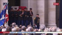 L'arrivée du cercueil de Simone Veil aux Invalides