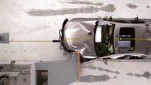 2017 BMW 5 series small overlap IIHS crash test