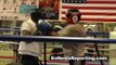 UFC Fighter Alan Jouban (Red) Sparring A Pro Boxer (Black) Who Won Sparring? esnews boxing