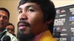 Manny Pacquiao on Bradley vs. Marquez 50/50 fight & Matthysse