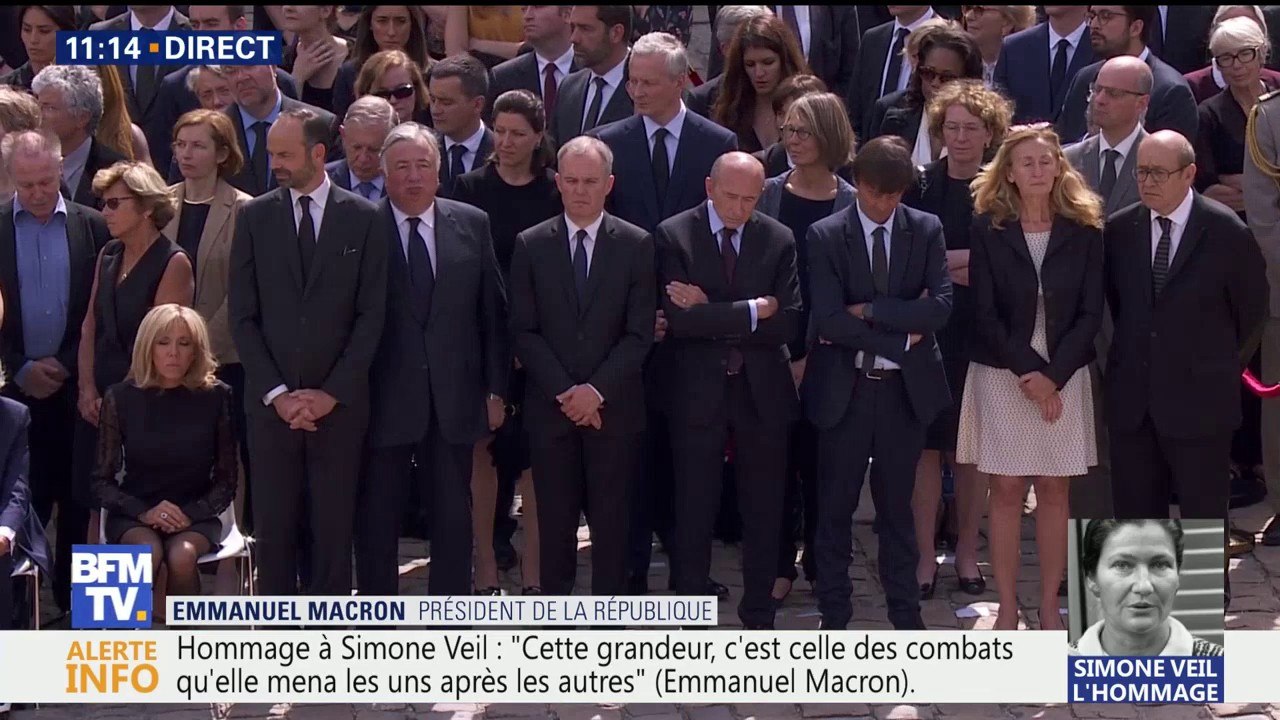 Emmanuel Macron: "Les combats de Simone Veil ne sont pas des victoires acquises pour toujours"