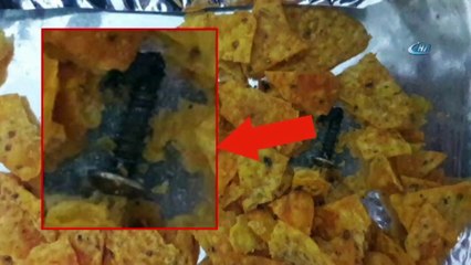 Cips Poşetinden Vida Çıktı