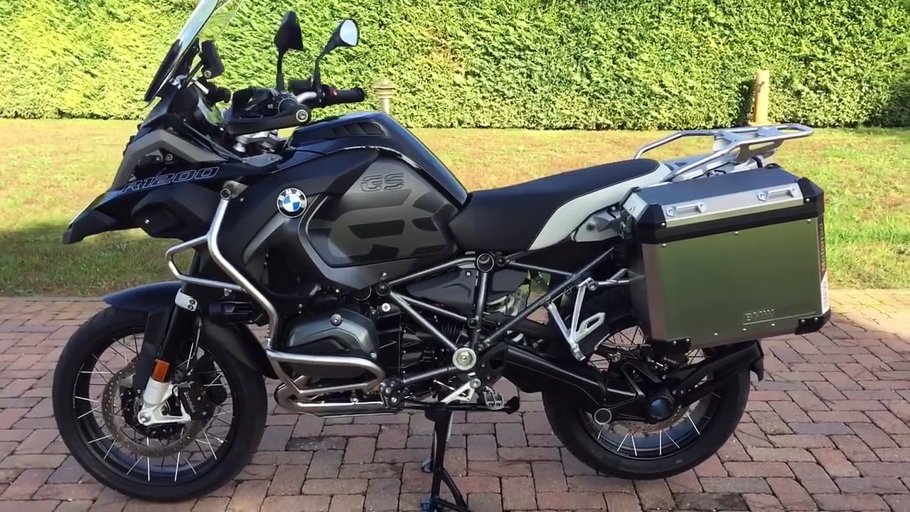 Bmw R 1200 Gs Adventure 2017 triple black akrapovic rallye seat