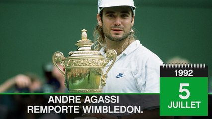 Il y a 25 ans - Agassi remportait son premier Grand Chelem