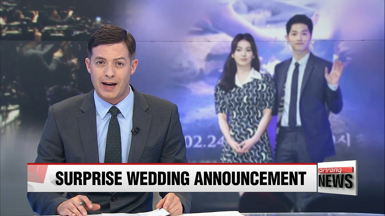 'Descendants of the Sun' stars Song Joong-ki and Song Hye-kyo are getting married