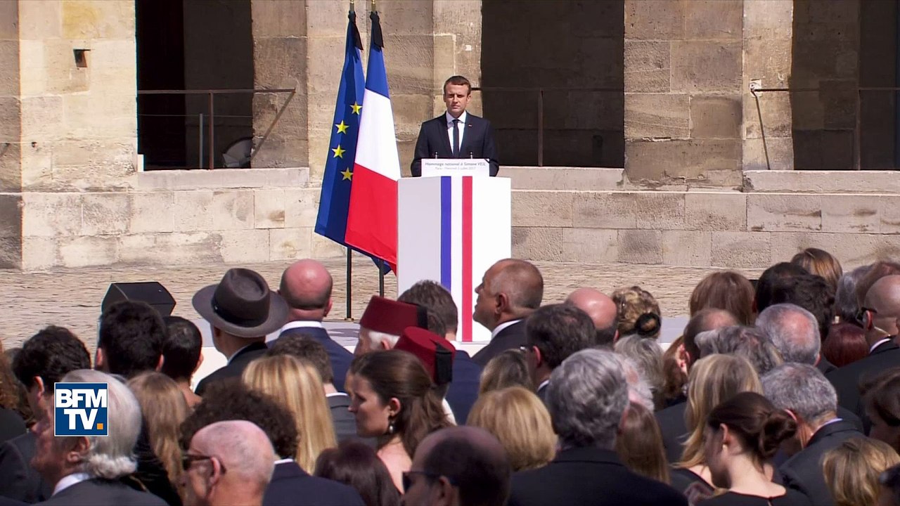 L'hommage d'Emmanuel Macron à Simone Veil