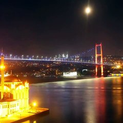 Jagmohan Garg Istanbul's Bosphorus turquoise