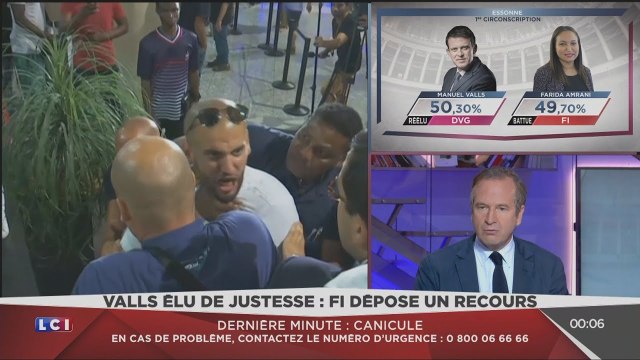 Valls était accusé d'islamophobie et Amrani de communautarisme (LCI, 18/06/17)
