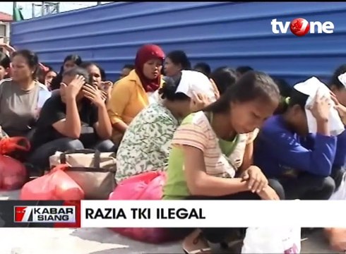 Malaysia Tangkap Ratusan Pekerja Asing Ilegal