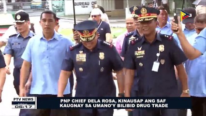 PNP Chief Dela Rosa, kinausap ang SAF kaugnay as umano'y Bilibid Drug Trade