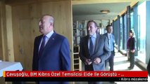Çavuşoğlu, BM Kıbrıs Özel Temsilcisi Eide Ile Görüştü - Crans-Montana