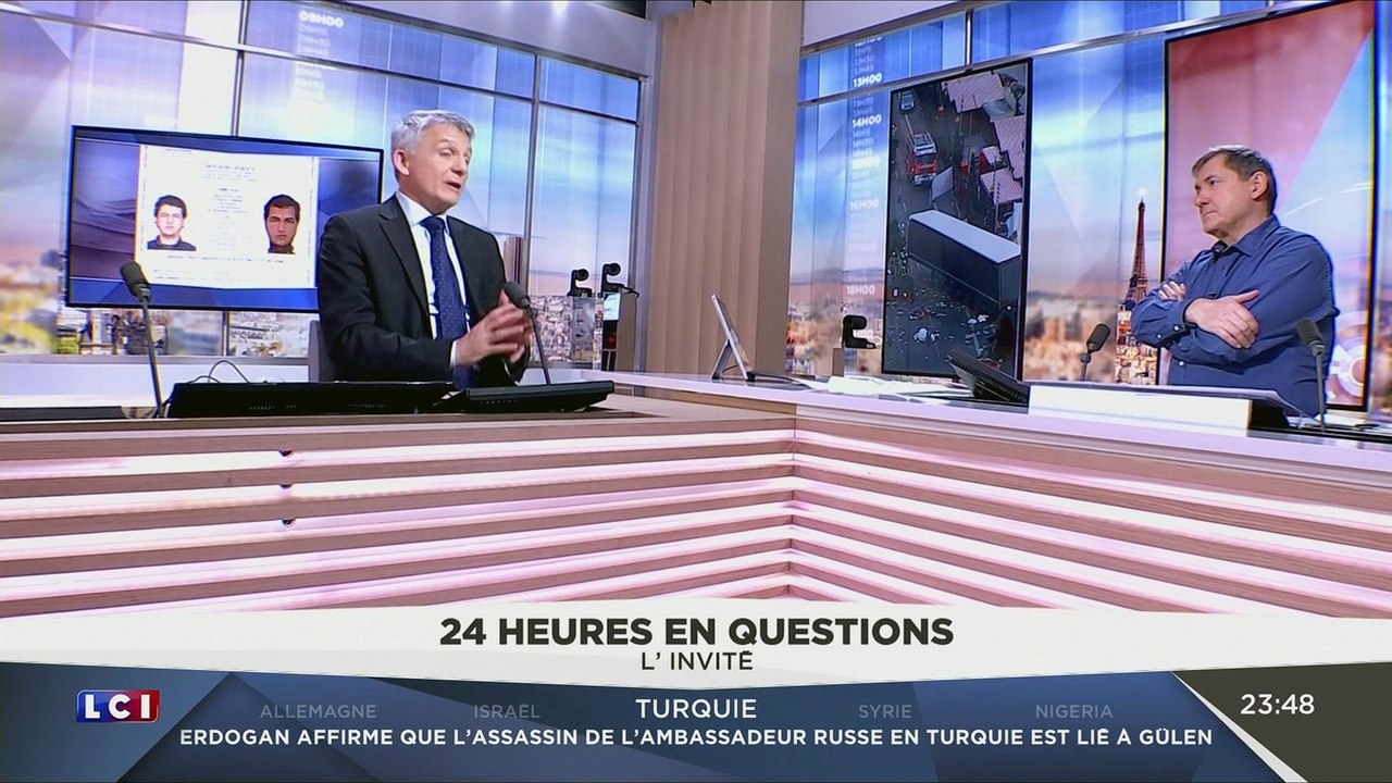 Eric Dénécé : «Sur 1 millier de migrants, il y a 1 ou 2 terroristes» (LCI, 21/12/16, 23h48)