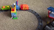 Thomas and Friends Wooden Rilway _ Thomas Train and Lego Duplo Playtime Compilation