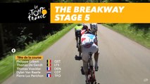 8 coureurs dans l'échappée / 8 riders in the breakaway - Étape 5 / Stage 5 - Tour de France 2017
