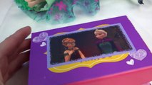 Queen Elsa Princess Anna Playdoh DohVici DIY Disney Frozen Sticker Box Toy Play