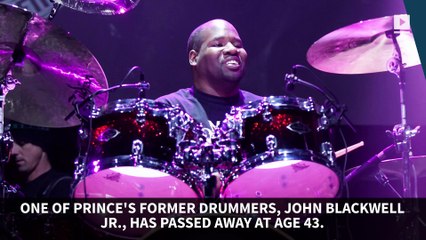 Prince's former drummer John Blackwell Jr. dies at 43