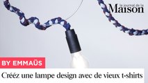 Créez une lampe design avec de vieux tee-shirts