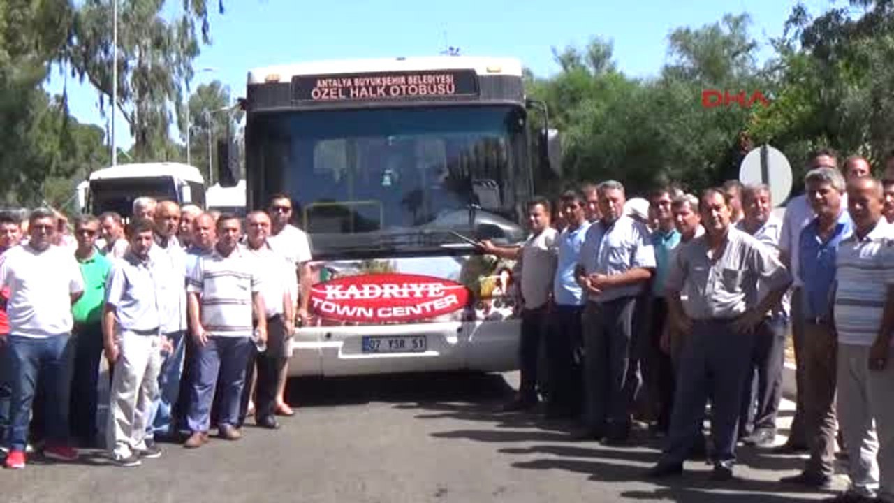Antalya Serik'te Esnaf Eylem Yaptı