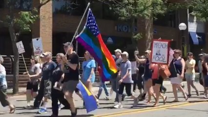 Anti-Trump demonstrators organize impeachment marches in several U.S. cities