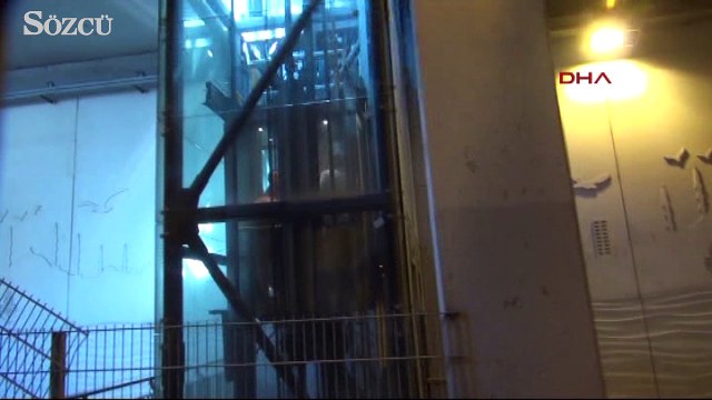 Taksim Metrosunda asansörde 40 dakika mahsur kaldırlar