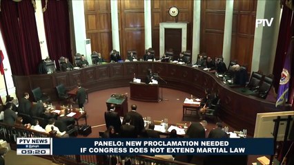 Panelo: New proclamation needed if Congress does not extend Martial Law
