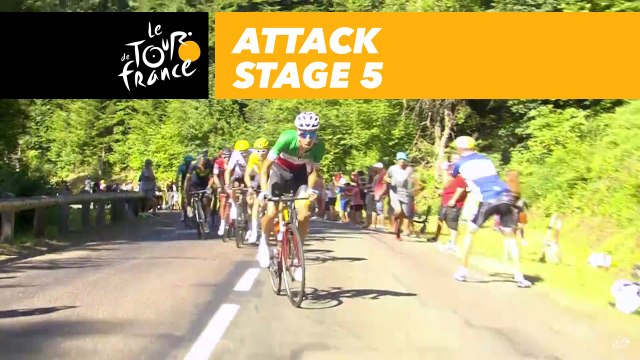 Aru attaque / attacks - Étape 5 / Stage 5 - Tour de France 2017