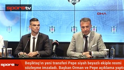 Pepe'den 2 yıllık imza! Fikret Orman'dan teşekkür