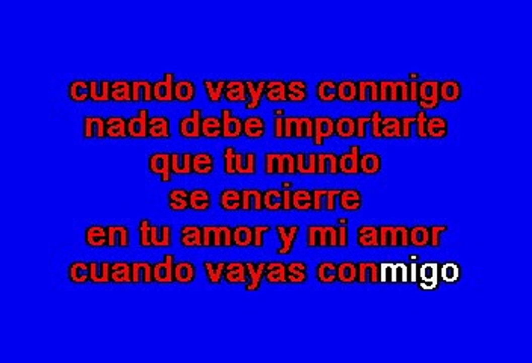 Jose Jose con Trío - Cuando Vayas Conmigo (Karaoke)