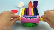 Play and Learn Colours with Playdough Modelling Clay and Vegetables Molds Fun & Creative f