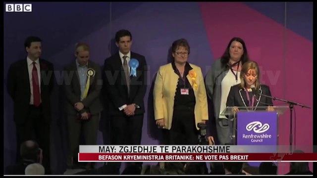 Kryeministrja e Britanisë, May: Zgjedhje të parakohshme - News, Lajme - Vizion Plus
