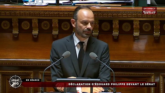 Déclaration de politique générale au Sénat du Premier ministre, Édouard Philippe