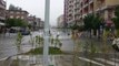 Report TV - Vlorë, reshjet e dendura të shiut probleme në disa rrugë dhe lagje