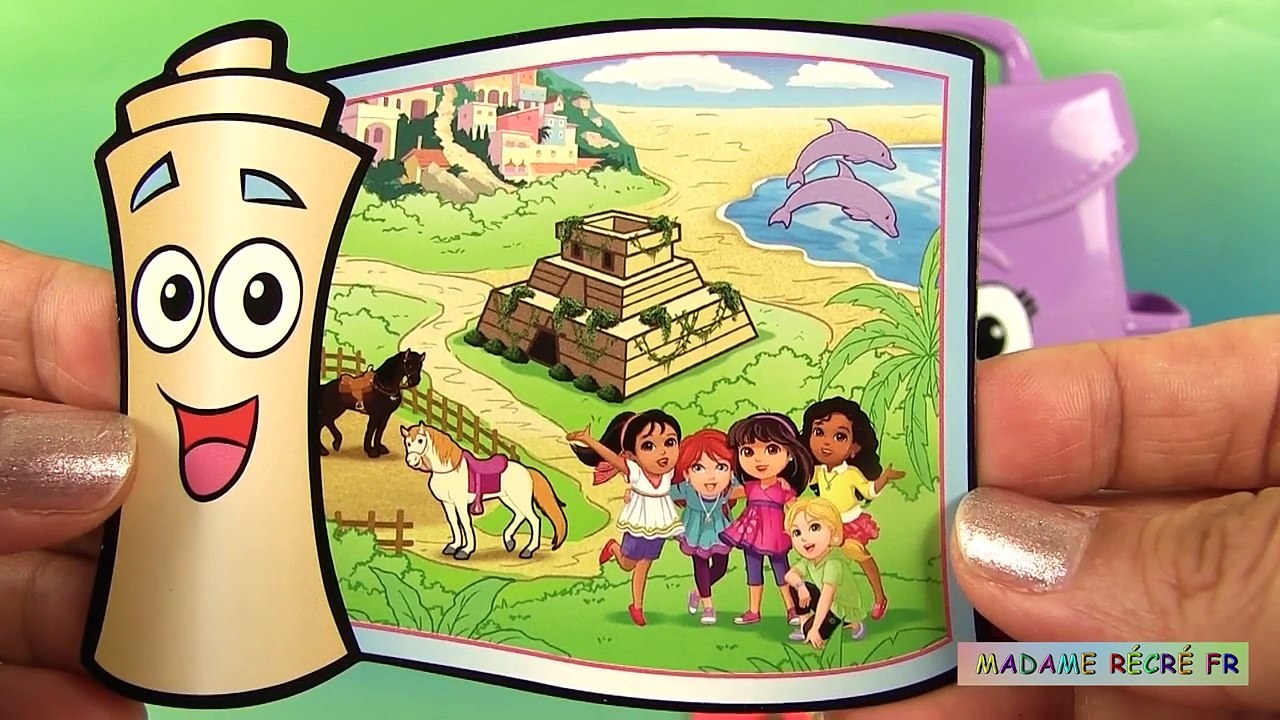 Dora l’Exploratrice Sac à Dos Œufs Surprises Fi...