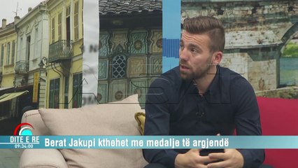"Ditë e Re"  - Berat Jakupi kthehet me medalje të argjentë