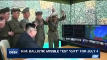 i24NEWS DESK |  Kim: balistic missile test 