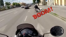 Stupid, Crazy & Angry People Vs Bikers - Bad Drivers Caught On Go Pro