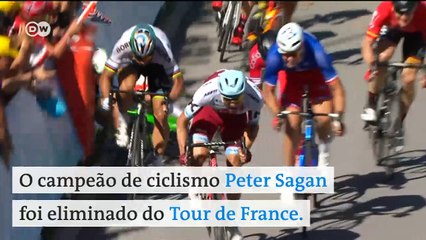 Campeão mundial de ciclismo é eliminado do Tour de France