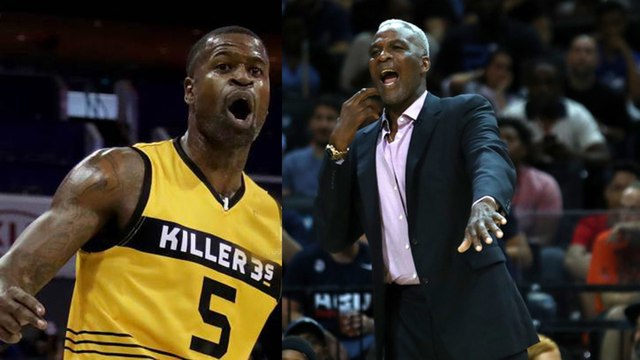Charles Oakley YELLS at Stephen Jackson During BIG3 Game: The F*ck You Fouling For?